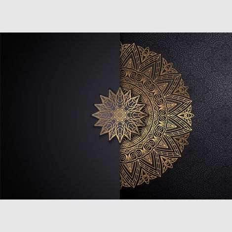 Papier peint intissé - Mandala luxueux - 375x270 cm (1/5)
