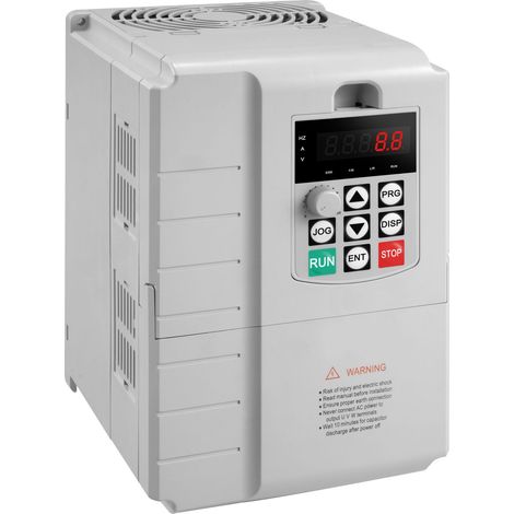 Variateur de fréquence 7,5 kW, 34 A, 10 CV pour moteur triphasé, contrôle de vitesse précis. (1/5)