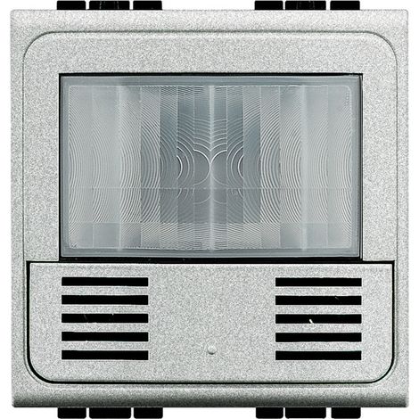 Détecteur de mouvements/luminosité + poussoir Livinglight MyHOME BUS tech BTICINO NT4658N