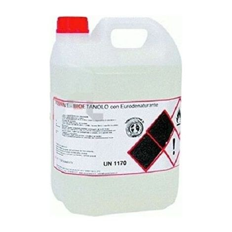 Sprintchimica 5 lt di combustibile liquido bioetanolo per biocamini in bottiglia ecocompatibile (1/2)