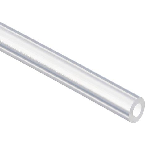 Silicone Hose 0.3cm ID x 0.5cm OD 6.6ft (2m) Transparent (1/3)