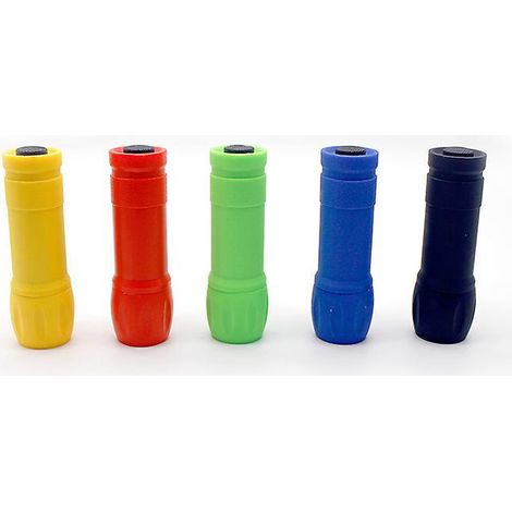 Mini-Taschenlampen-Set mit 5 Stück, rutschfestes, tragbares Design für Kinder und Erwachsene - Weißlichtbeschichtung [Energieklasse G]