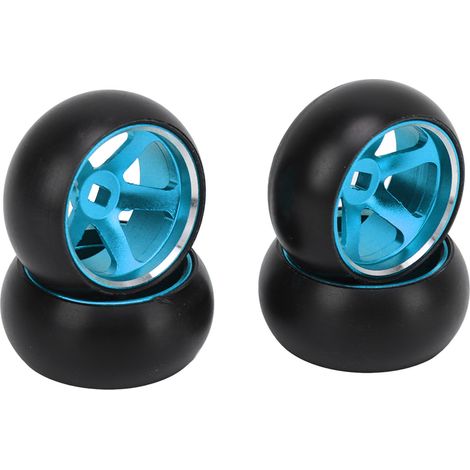 Stück blaue Aluminiumfelgen für RC-Driftreifen – kompatibel mit Wltoys K989, K969, P939, 28413 (Maßstab 1:28) (1/5)