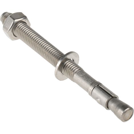 Rs Pro – Tire-fond en acier inoxydable M8 – Longueur 95mm – Pour fixation dans béton armé – Lot de 10 unités