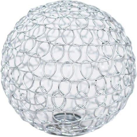 HOXILEELEOAbat-jour globe classique pour plafonnier, lustre creux, suspension en métal pour table,salle,lampadaire, lampe suspendue (10 cm) (1/5)
