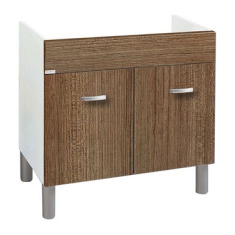 SOTTOLAVELLO IN KIT PER LAVELLO INOX 80X50 Teak x/lav. inox cm 80x50