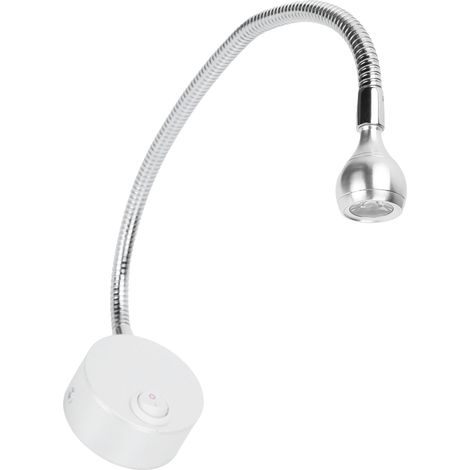 Lampe murale LED flexible à col de cygne, 4000K lumière blanche neutre, spot d'éclairage pour chambre, 110‑240V (1/5)