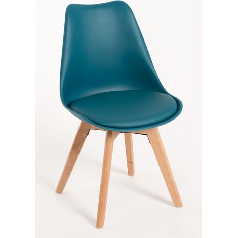 Packs Sillas Comedor - Pack 6 Sillas Synk Basic - Verde azulado (1/5)