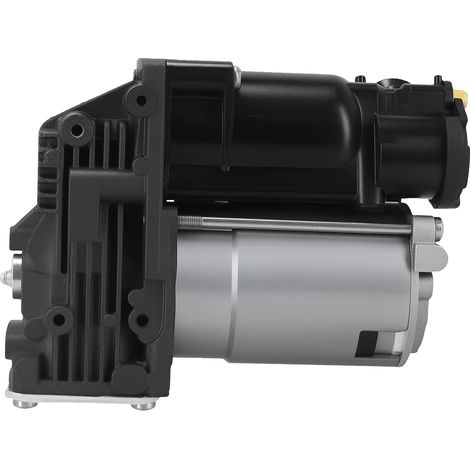 Compresor de suspensión neumática, aluminio, 250 mm x 150 mm x 120 mm, compatible con vehículos SUV, presión de funcionamiento de hasta 10 bar, alimentación de 12 V CC. (1/4)
