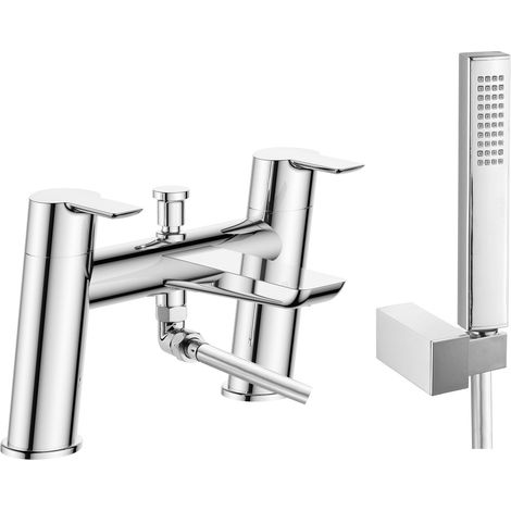 RAK Sport Bath Shower Mixer Tap Pillar Mounted - Chrome (1/2)