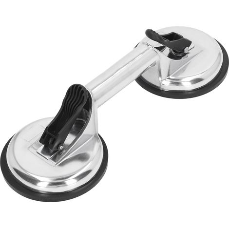 Ventouse de levage et de déplacement pour verre de 80 kg, en alliage d'aluminium, à 2 mâchoires, pour la céramique. (1/5)