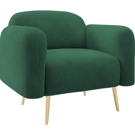 Fauteuil Comfivo Beatitudo I, Uttario Velvet 2952, 75x90x71cm, Tissu, Pieds: Métal, 0