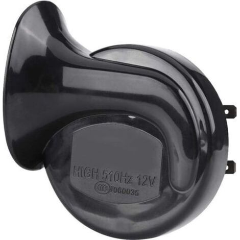 Klaxon Escargot à Air,Haute Parleur 12V Corne d'Air d'Escargot Sirène Universel imperméable 110dB 510HZ Fort Formé Klaxon d'Air Electrique pour Moto Camion Voiture