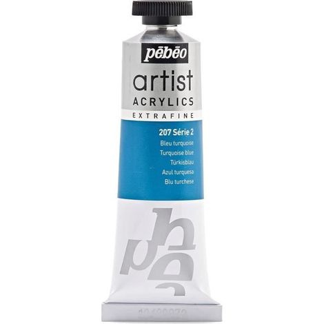 Peinture - Véronèse - Tube 37 ml - Extra fine - Bleu tirant sur le jaune - Brillant (1/4)