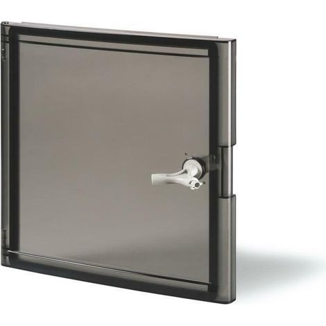 Scame porta per armadi componibili porta con finestra fume mis.1  320x370 mm 655.0012