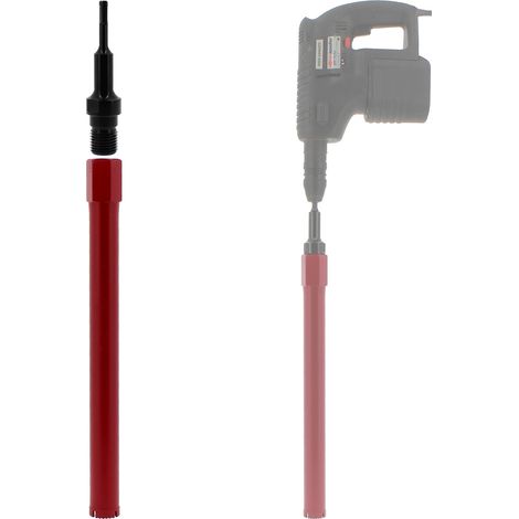 Gt Market – Couronne diamant Ø 40 mm – Adaptateur SDS-plus pour perceuse et perforateur – Forage rapide dans béton armé et granit