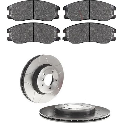 KIT FRENI ANTERIORI compatibile con CHEVROLET CAPTIVA - DISCHI + PASTIGLIE OEM: FDB1934 / 17763 /SOSTITUZIONE DIRETTA/BASSA POLVERE/SILENZIOSO (1/5)