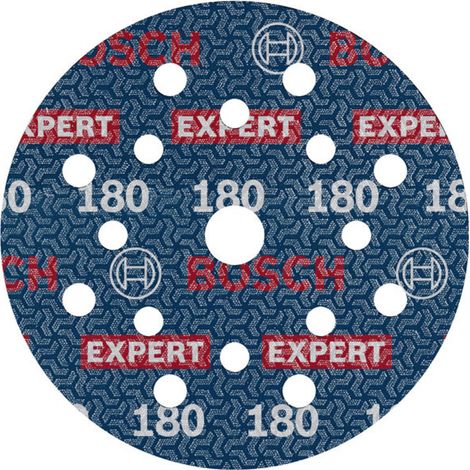 Bosch Expert O780 – Dischi abrasivi grana 180 D.125mm, 50 pezzi (1/5)