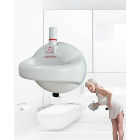 Barre d'appui de douche, poignée de douche avec ventouse, barre d'appui pour personnes handicapées, poignée de douche (1/4)