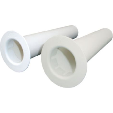 Kit antistrappo universale passaggio tubazioni pvc avorio lunghezza 500 mm tecnosystemi ka scd100260