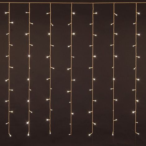 561075 Luces de navidad cortina 200LED LUZ CALIDA2 x 1,5 mt luces programables