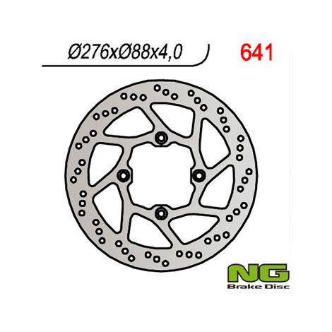 Disco freno anteriore NG per Honda XL 125 V Varadero '01-'13 (276X88X4) (4X10,5MM)