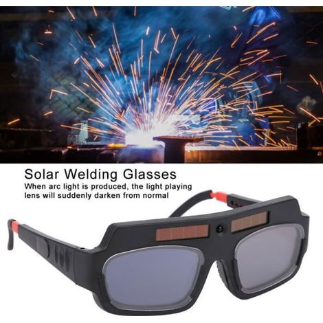 Lunettes De Soudure - Assombrissement Automatique Solaire - Pour Soudage À L'Arc Et Argon - 1 Pièce (1/4)