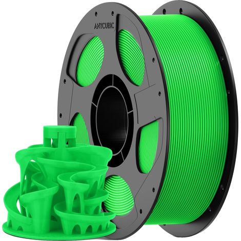 Filamento PLA, stampa ad alta velocità, compatibilità universale, 10 kg verde (1/2)