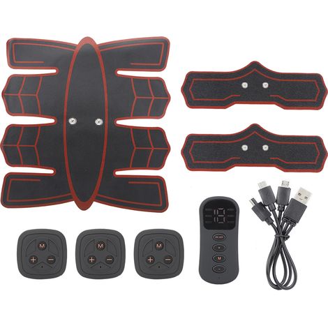 Stimulateur Musculaire Intelligent pour Abdomen et Taille - Appareil de Fitness Rechargeable USB pour Sport à Domicile (1/5)