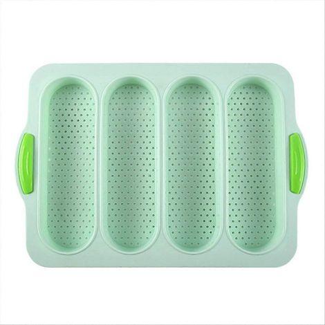 4 Slot français moule à gâteau français DIY petit moule à pain antiadhésif (1/5)