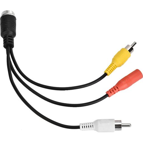 Verlängerungskabel für Auto-Videorecorder, Adapter für DC-Buchse Monitor auf AV-Stecker und Luftkopf, Luftkopf und Netzkopf. (1/5)