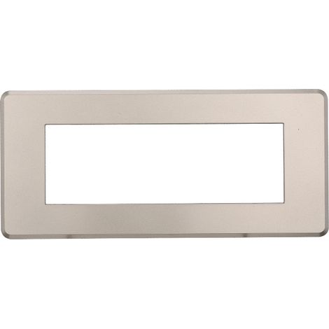 ETTROIT AN87608 Slim Thin Plate 6P Moon Series Titanfarbe, kompatibel mit Bticino Axolute Air