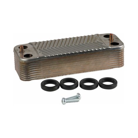 Diff – Échangeur thermique 16 plaques – Longueur 1000mm – Pour chaudières Saunier Duval – Efficacité optimale