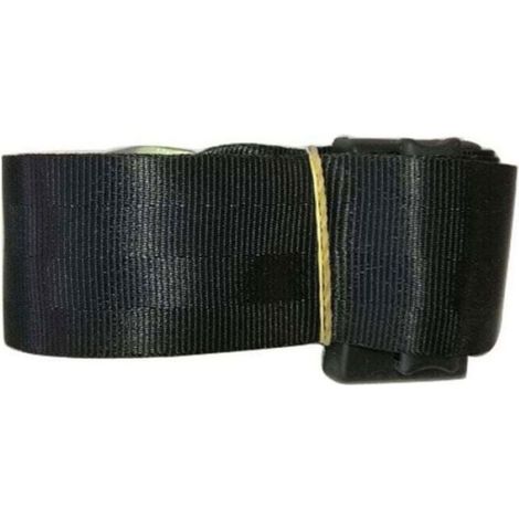 Ceinture De Sécurité - 2 Points - Universelle Réglable Pour Voiture - Noir - 1 Pièce (1/4)