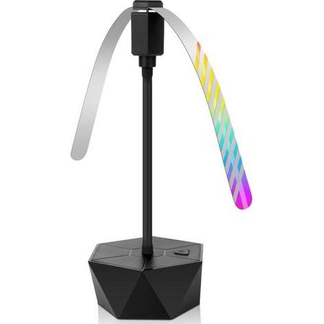 Ventilateur Anti-Mouche, Ventilateur Répulsif Pliable et Suspendu, Ventilateur Anti-moustiques pour Pique-Nique et Barbecue (1/5)