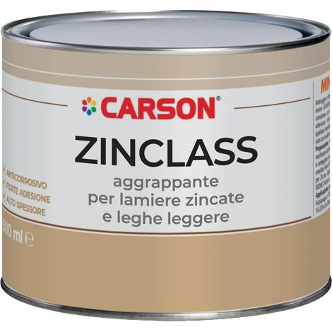Carson Zinclass Fondo Aggrappante Per Lamiere Zincate E Leghe Leggere GRIGIO 500