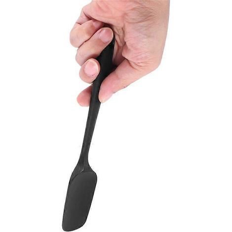 3 Stück hitzebeständige schwarze Silikonspatel (1/5)