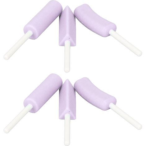 Bloc de morsure multifonctionnel en silicone pour usage orthodontique, compatible avec les appareils Invisalign et les bagues, saveur bleue et myrtille. (1/5)