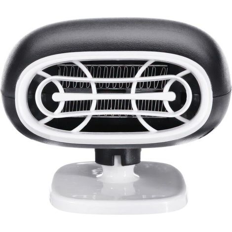 2en1 Voiture Auto Allume-cigare Chauffage Ventilateur De Refroidissement Dégivreur - Noir