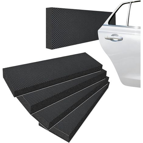 4 Pièces Mousse Protection Garage, 30 × 10 × 3cm Protection Portiere Voiture, Protections Murale Garage Autocollante, Mousse Antichoc Garages pour Portes de Voitures Garages Abris de Voiture (1/5)
