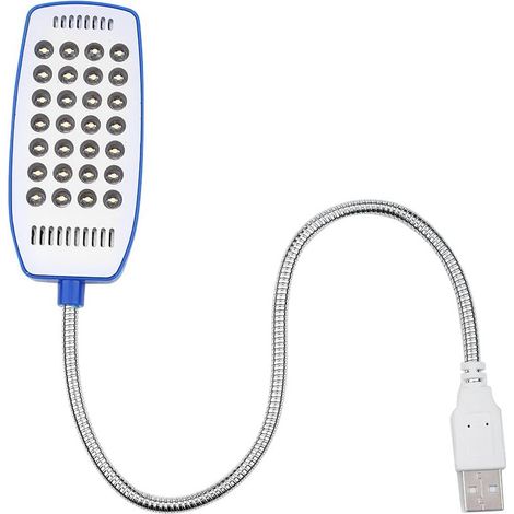 CHICIRIS Lampe de Lecture USB 28 LED, D'Ordinateur à Col Cygne (1/5)