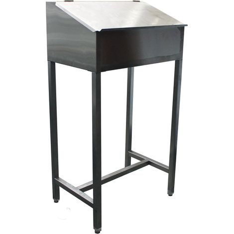 Pupitre Inox 304 sur Pieds avec Vérins - L2G