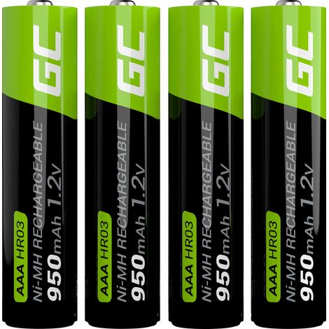Green Cell HR03 Pile rechargeable LR3 (AAA) NiMH 950 mAh 1.2 V 4 pc(s)