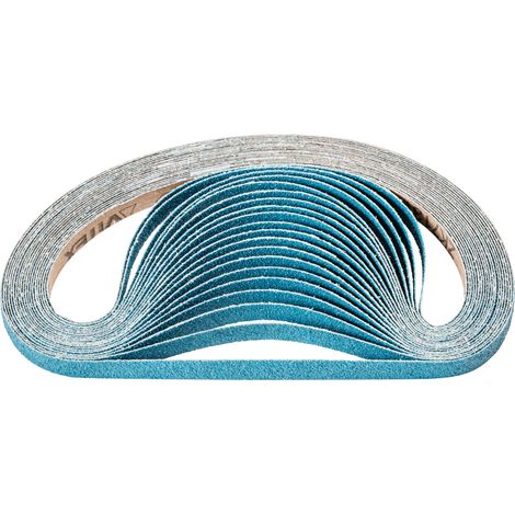 PFERD TOOLS Zirkon Schleifband BA 12x610mm Z60 für hohen Abtrag mit Bandschleifer 100 Stk (1/4)