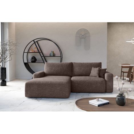 Canapé d'Angle gauche avec fonction de couchage Soho du fabricant Anthracite (1/5)
