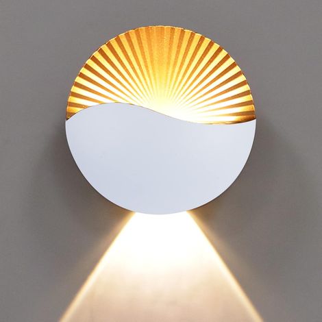 6W Créatif Moderne Applique Murale LED Lampe Murale Up Down Aluminium Lèchemurs LED Imperméable IP65 Intérieur Extérieur pour Chambre à Coucher Salon Salle de Bains Escalier Porche Couloir