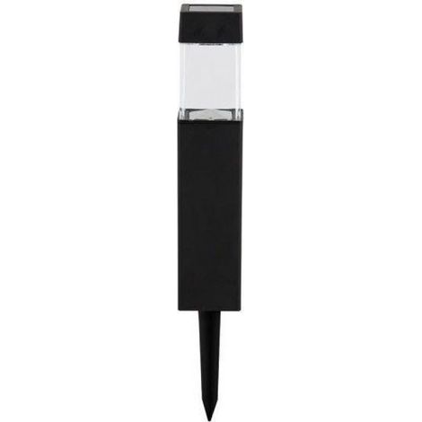Borne Solaire - Détecteur De Pénombre - 8 Lumens - Blanc Neutre - Hauteur 27,5 Cm - Lot De 4 (1/3)