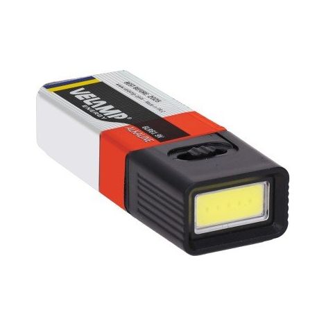 Torcia led Snicker con pila 9V, 1W, 50 lumen, autonomia 10 ore - Velamp IN217 (1/5)