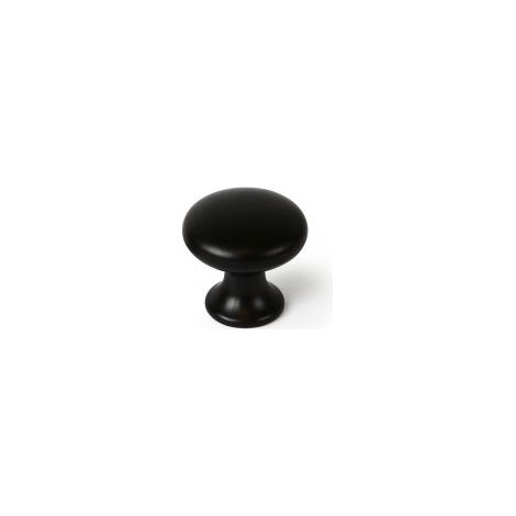 Blíster con 4 pomos redondos para mueble fabricado en zamak acabado Negro mate mod.760 ø25mm REI