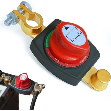 Coupe-Circuit Batterie - 12 V À 48 V - 275 A - Étanche - Pour Véhicule Automobile Camion Caravane - 1 Pièce (1/5)